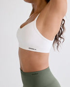 Classic Seamless Cross Back Bra - Warm White