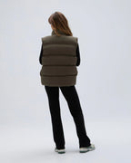 Boxy Gilet - Khaki Green