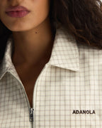 Checked Collared Jacket - Buttercream