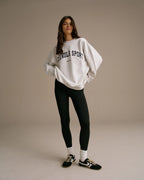 AS Oversized Sweatshirt - Light Grey Melange