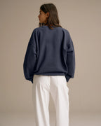 AS Oversized Sweatshirt - Washed Midnight Blue