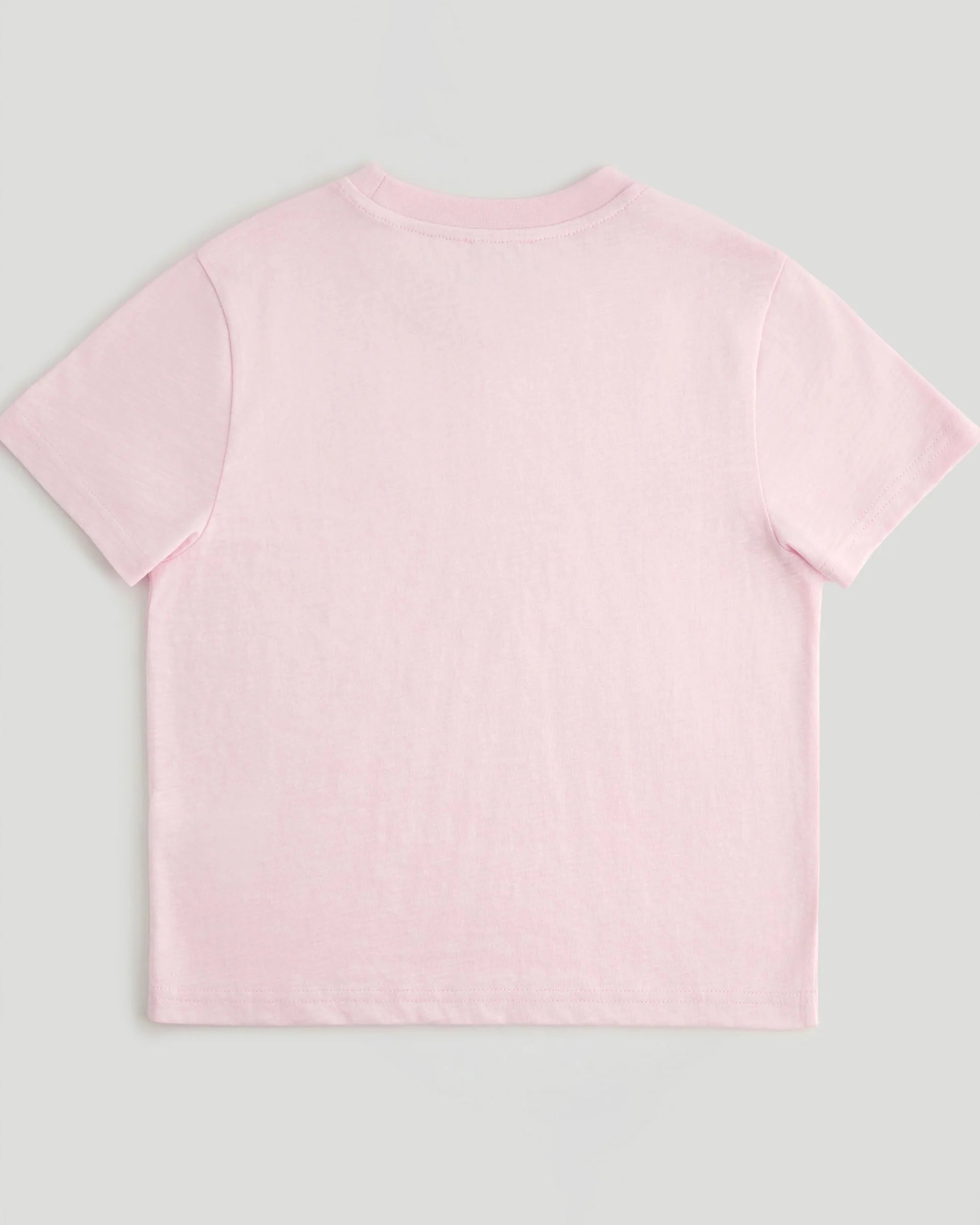 Retro Adanola Sport Classic Slub T-shirt - Soft Pink/Marshmallow White