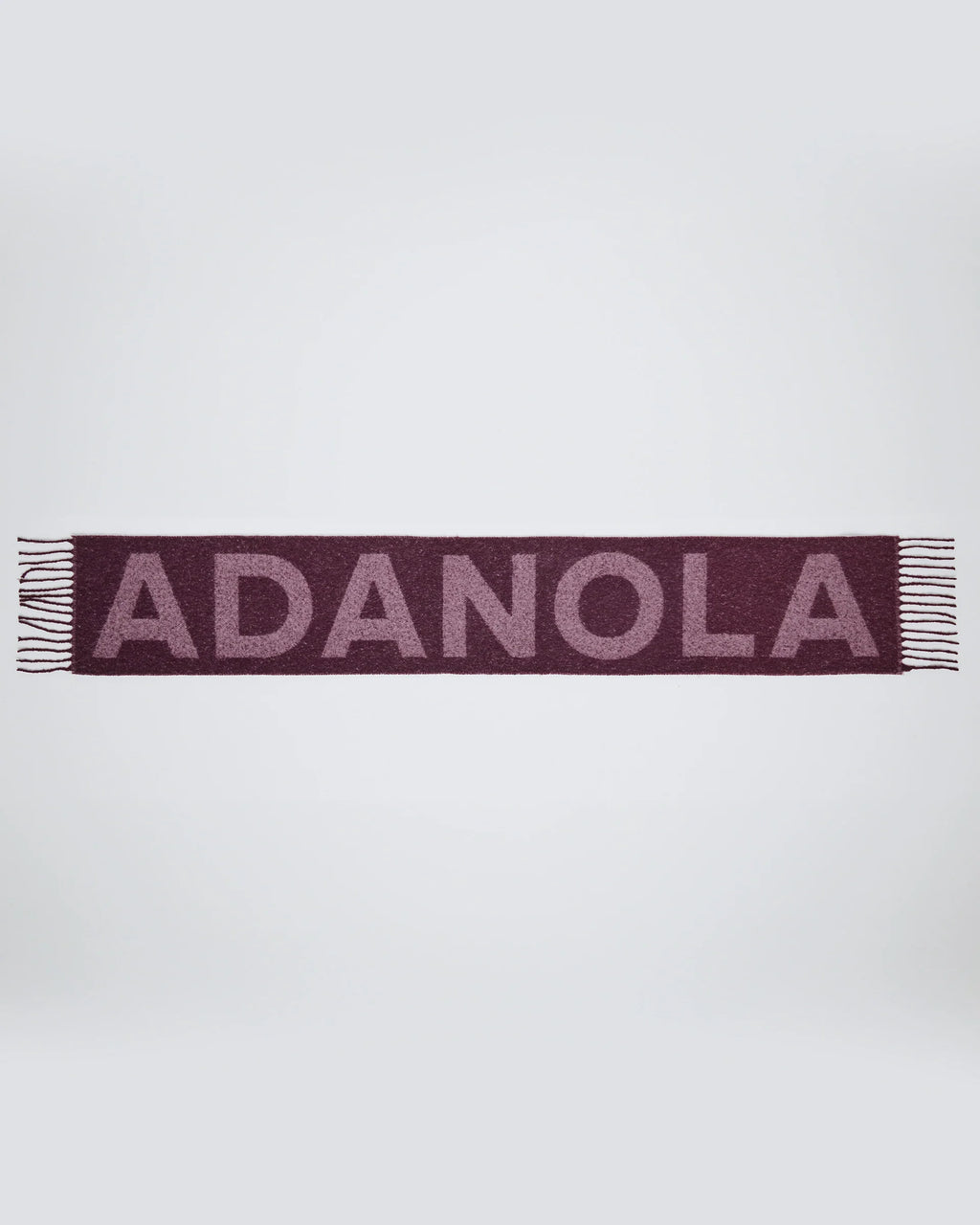 Knit Scarf - Dark Cherry