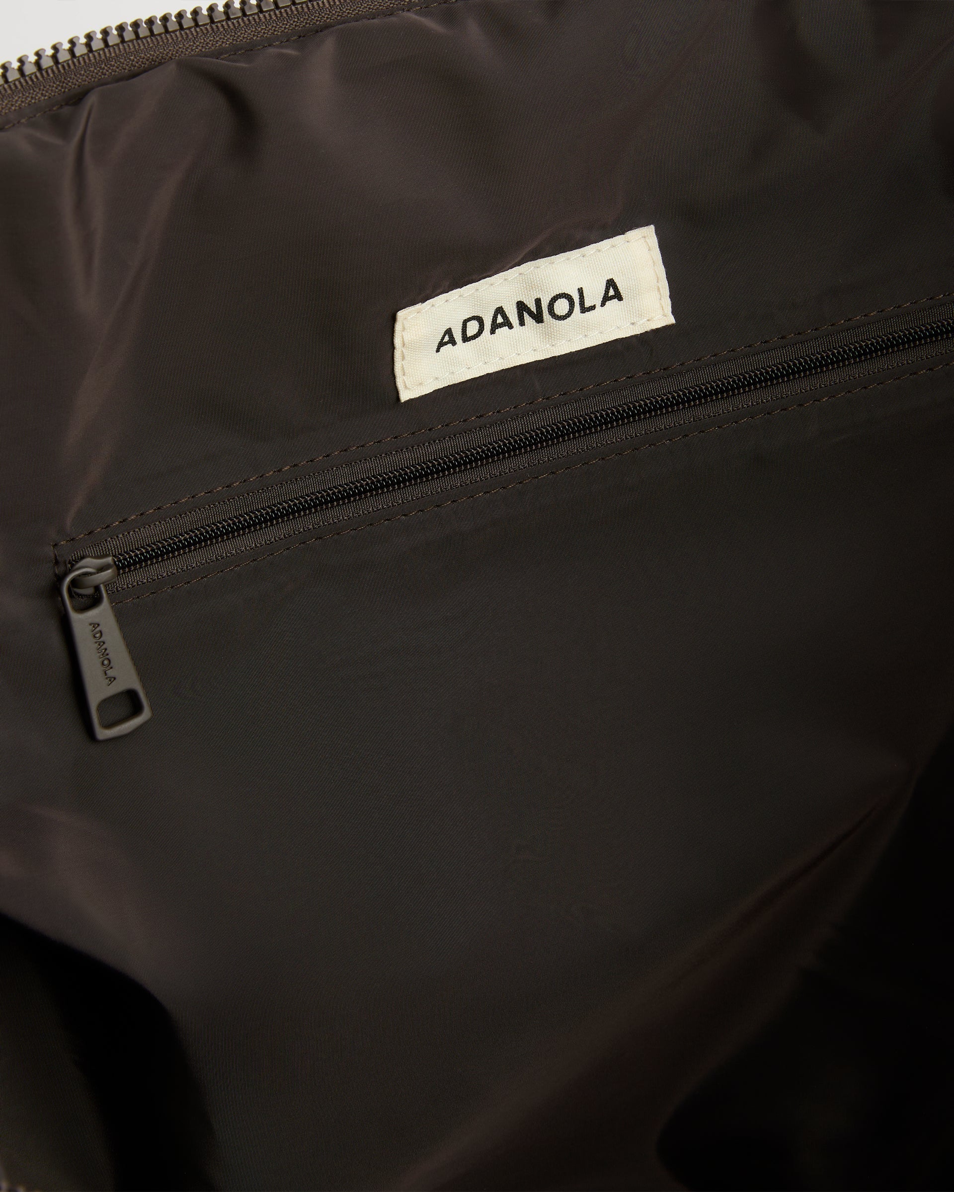 Quilted Nylon Duffle Bag - Coffee Bean