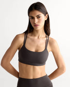 Ultimate Cross Back Bra - Coffee Bean