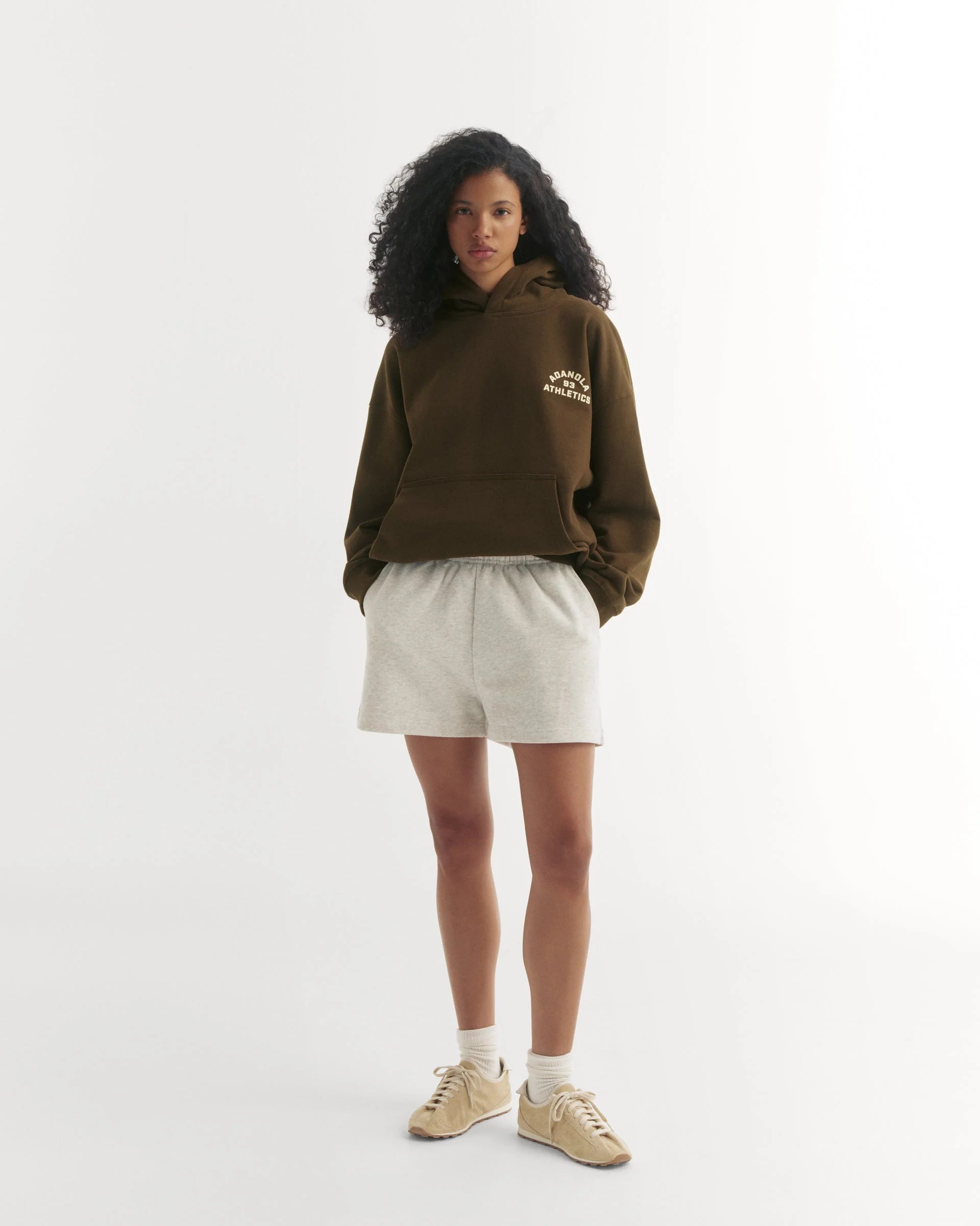 Campus Oversized Hoodie - Fern Green