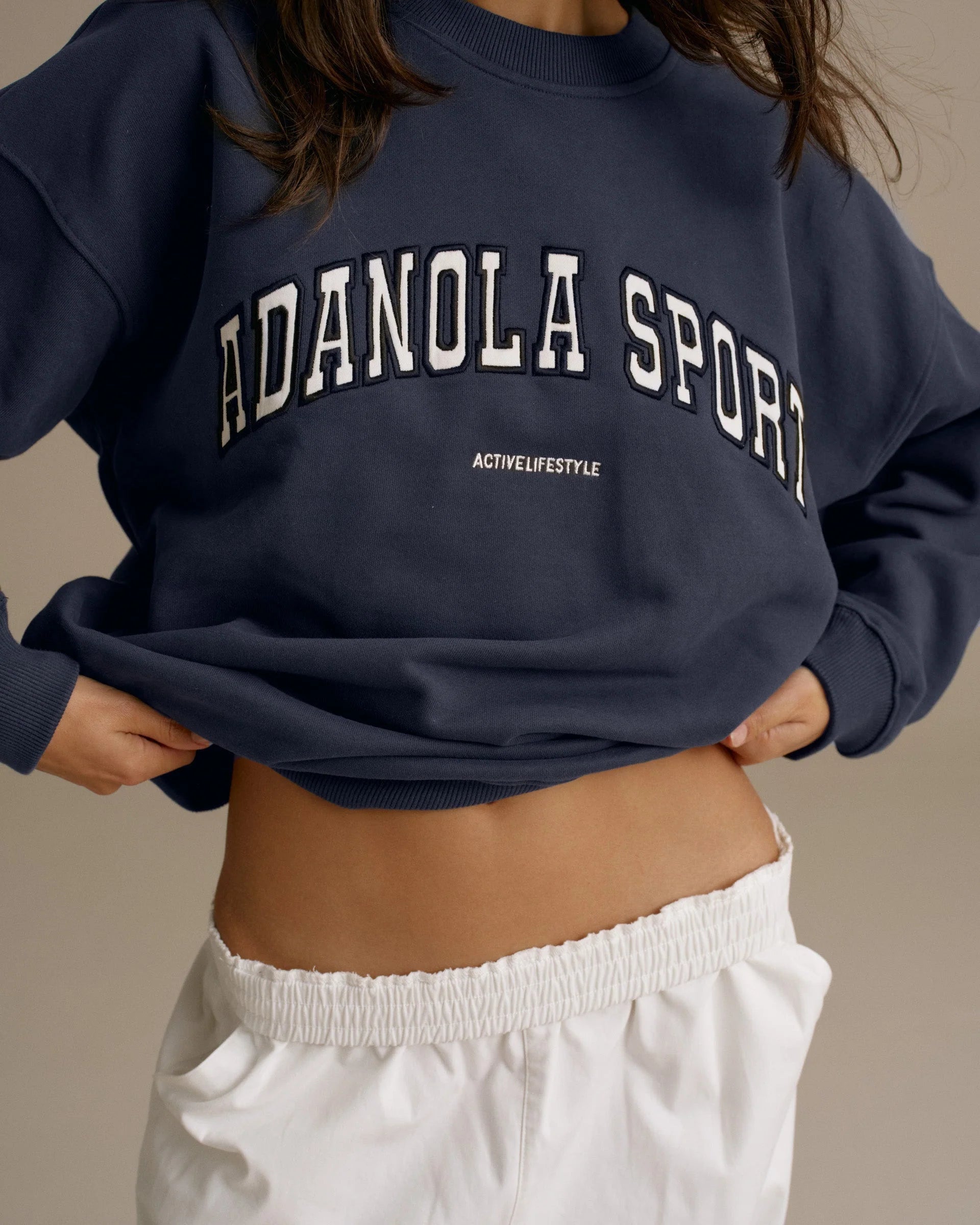AS Oversized Sweatshirt - Washed Midnight Blue