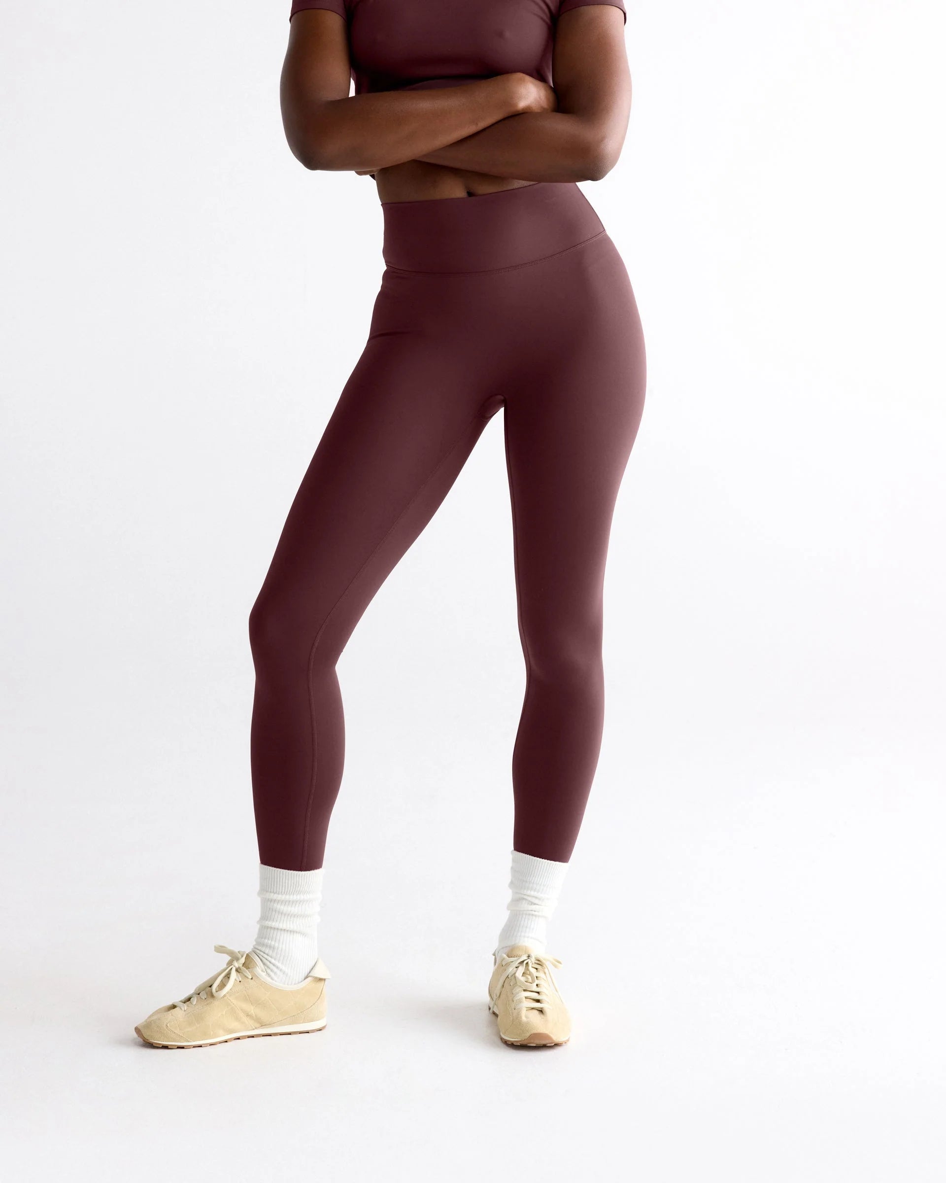 Ultimate Leggings - Mulberry Red