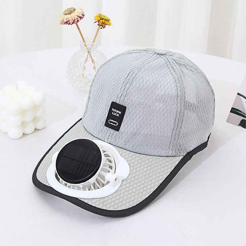 Solar Charging Fan Hat – Cooling Baseball Cap