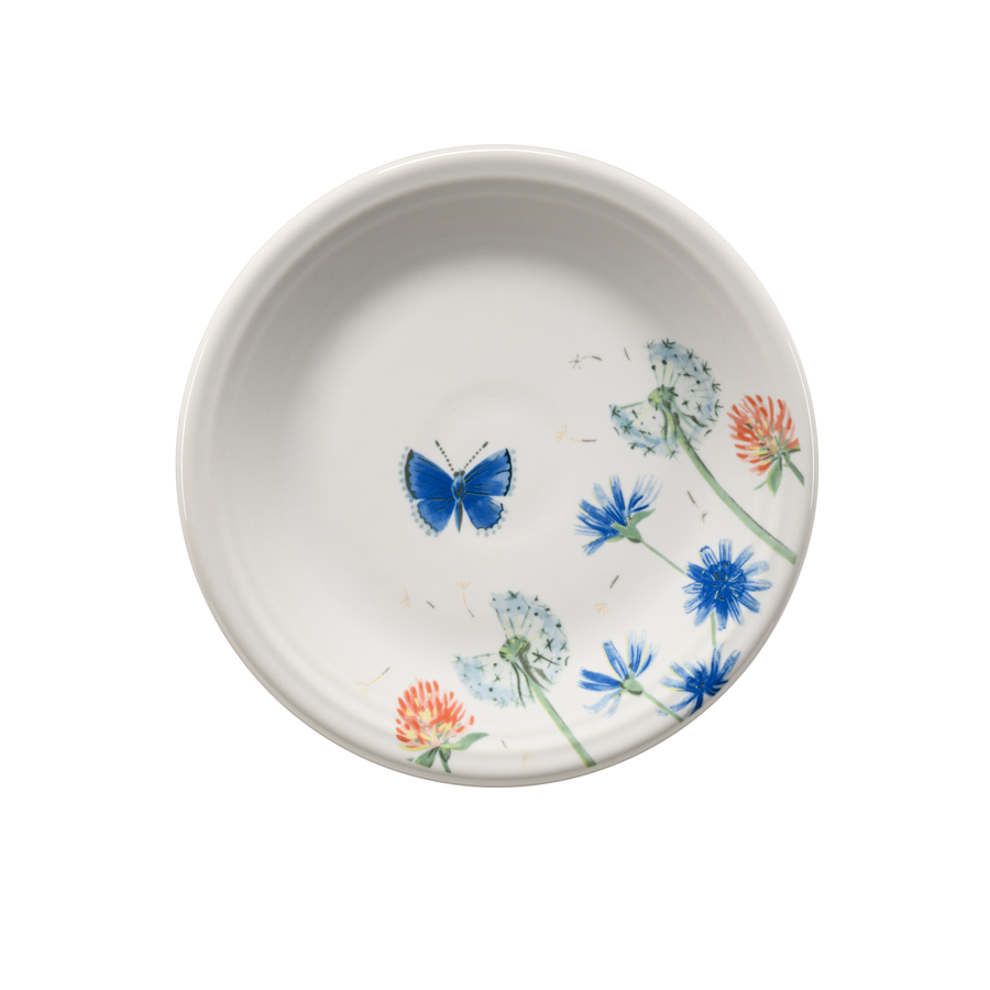 Retired Breezy Floral Classic Rim 7 1/4 Inch Salad Plate