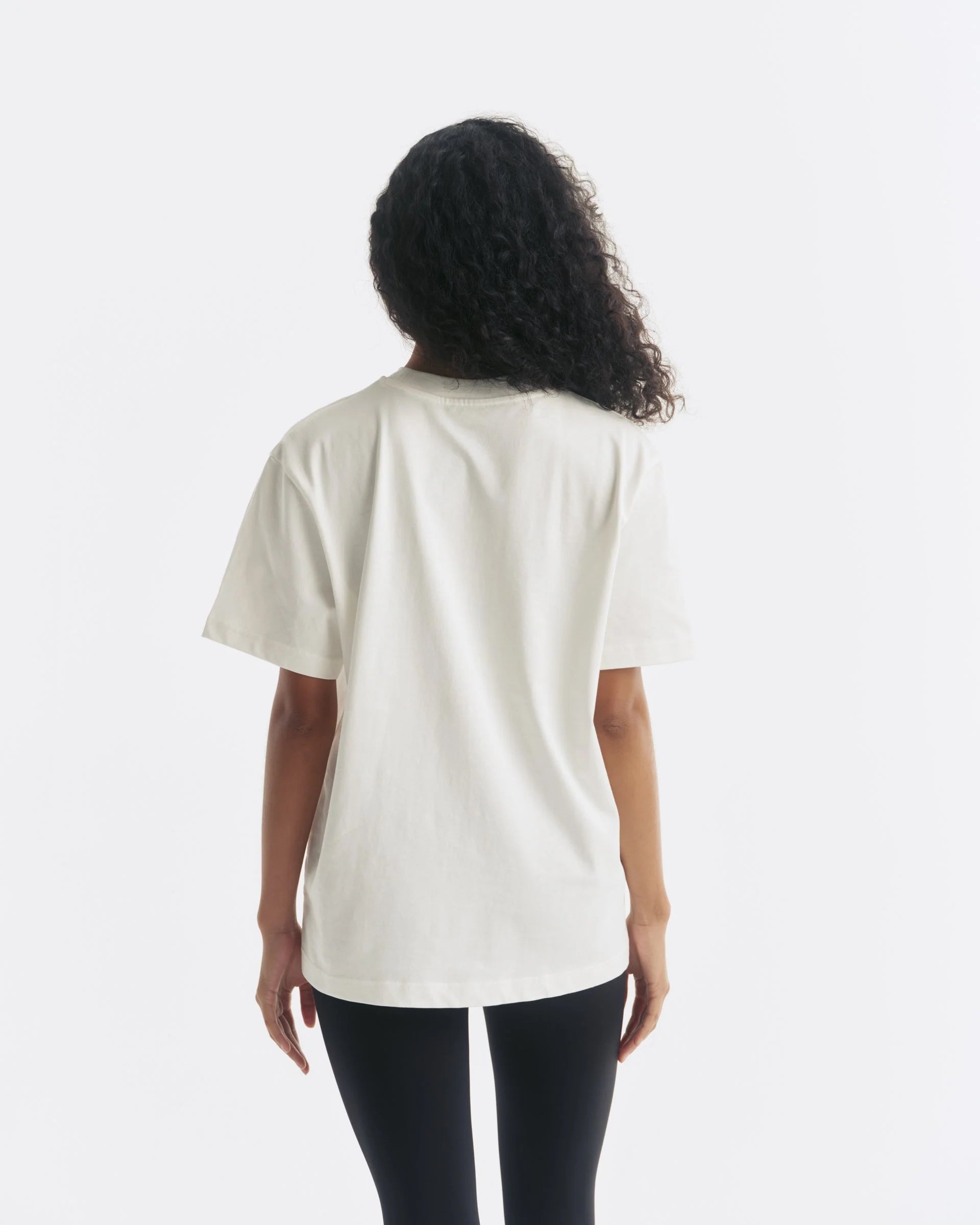 ADA Short Sleeve Oversized T-shirt - White/Black