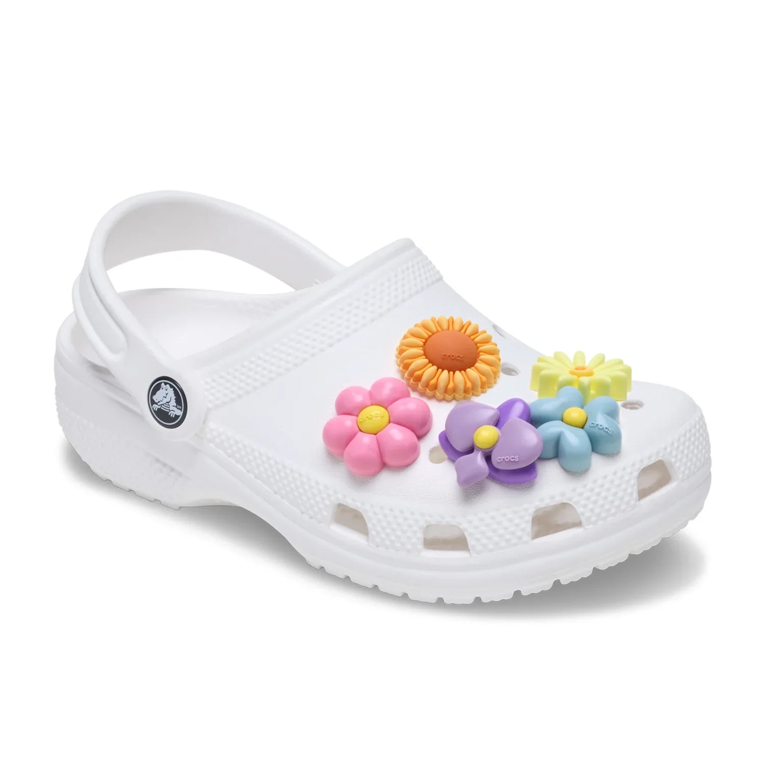 Puffy Flowers 5 Pack Shoe Charms detail image 2