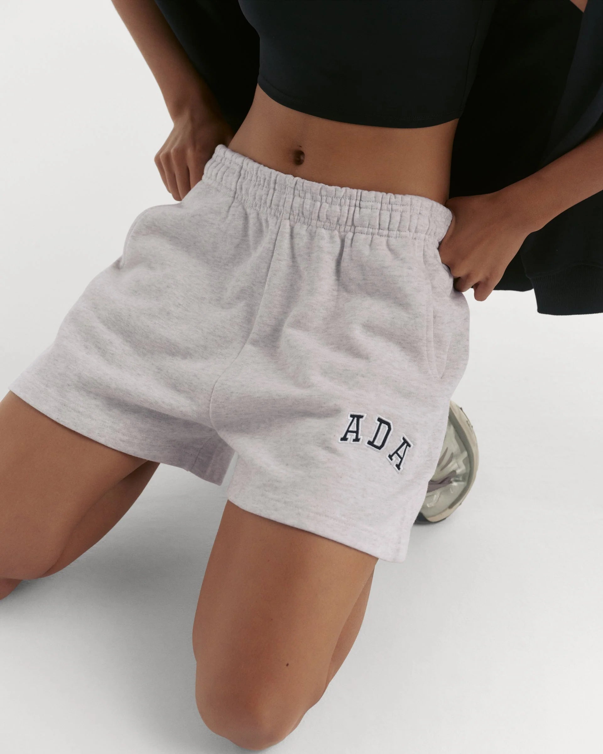 ADA Sweat Shorts - Light Grey Melange