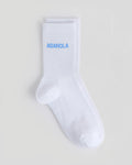 Socks - White/Ice Blue