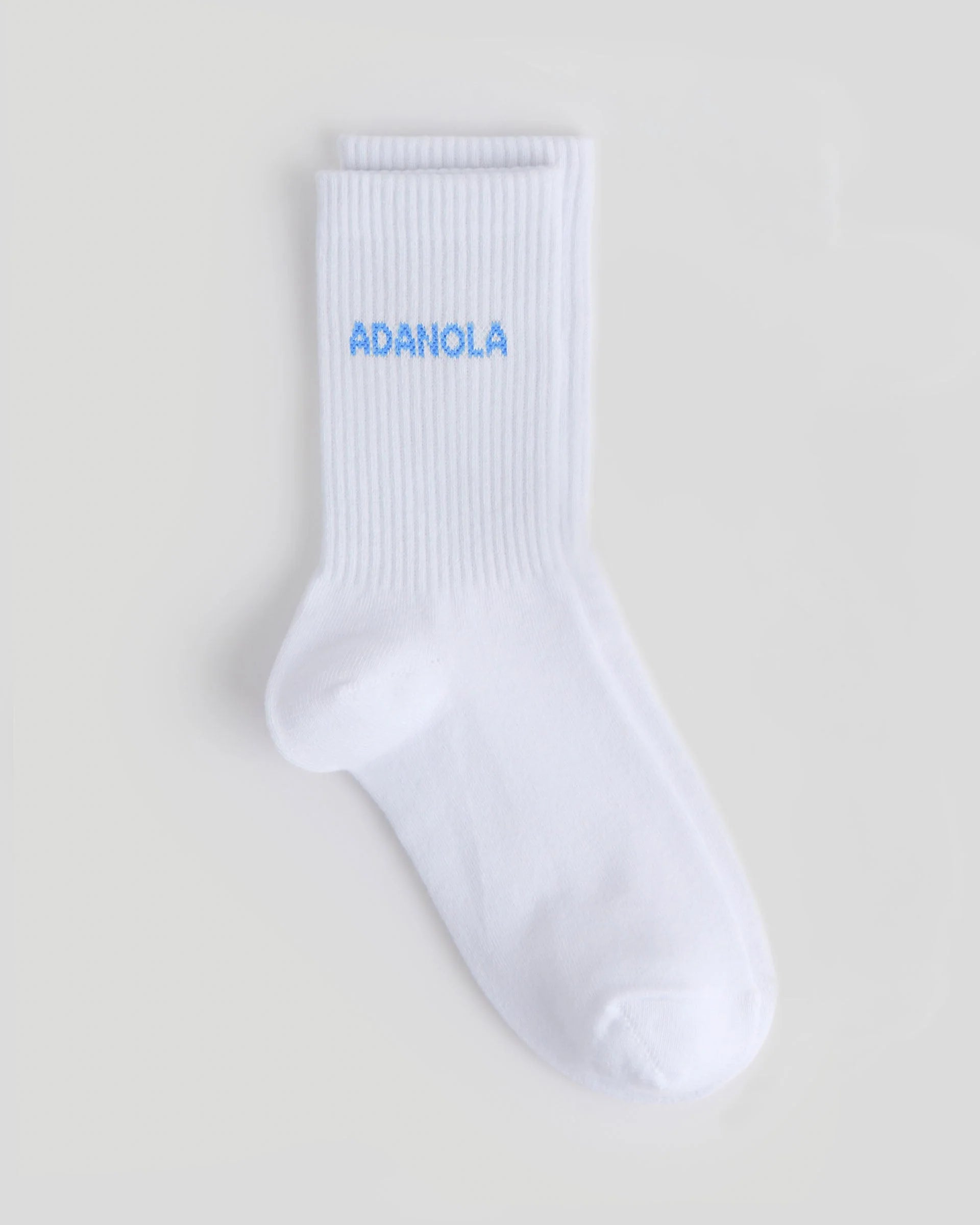 Socks - White/Ice Blue