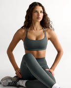 Ultimate Cross Back Bra - Sea Green