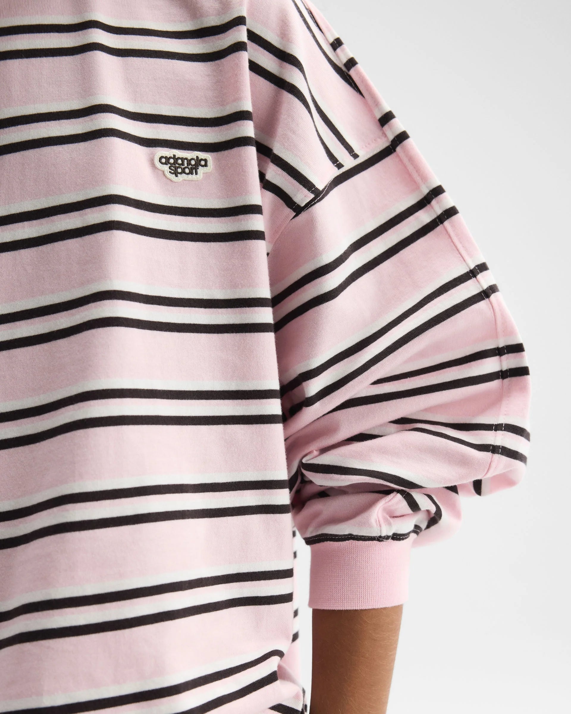 Stripe Long Sleeve T-shirt - Cloud Pink