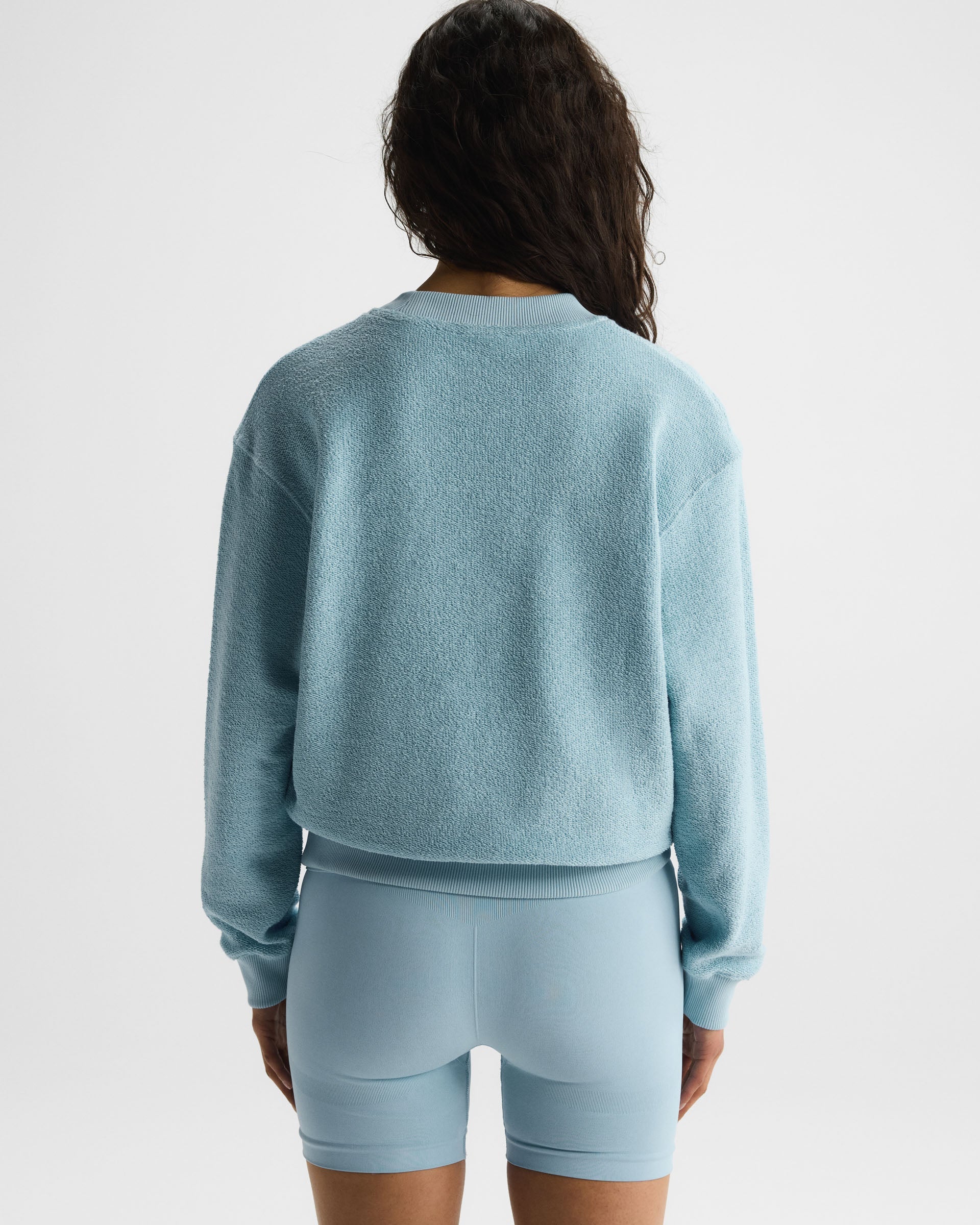 AS Reverse Loopback Loose Fit Sweatshirt - Breeze Blue