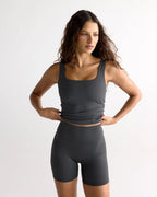 Ultimate Crop Shorts - Graphite Grey