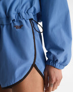 Contrast Binding Track Shorts - Blossom Blue