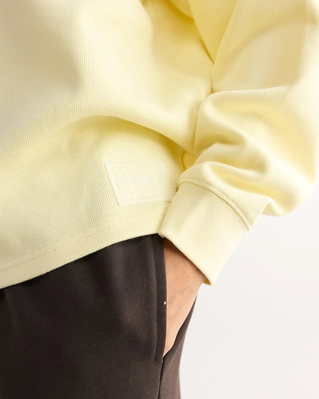 Varsity Oversized Rugby Sweatshirt - Buttercream