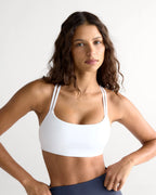 Ultimate Cross Back Bra - White