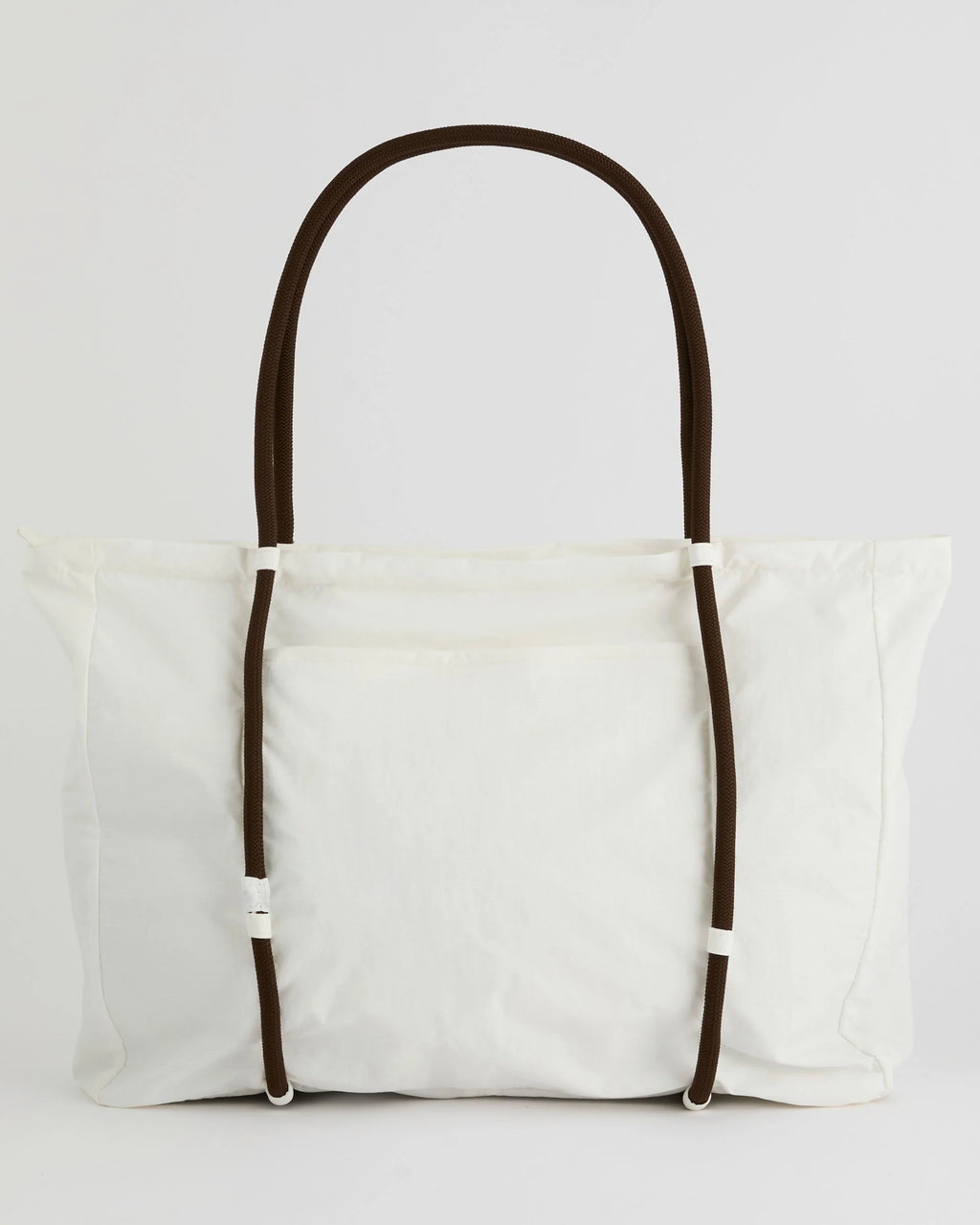 Large Rope Ripstop Bag - Marshmallow White/Coffee Bean