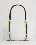 Large Rope Ripstop Bag - Marshmallow White/Coffee Bean