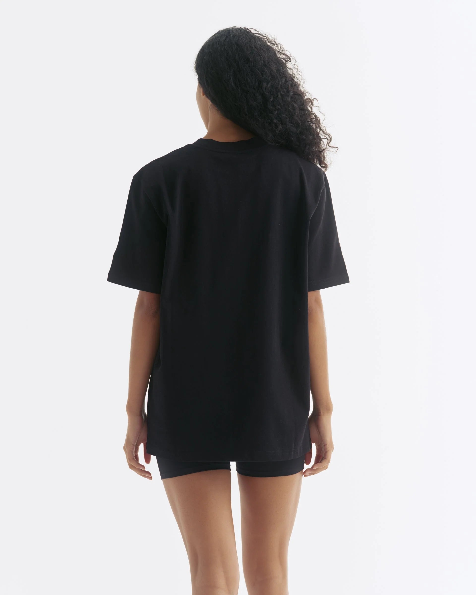AS Short Sleeve Oversized T-shirt - Black/White