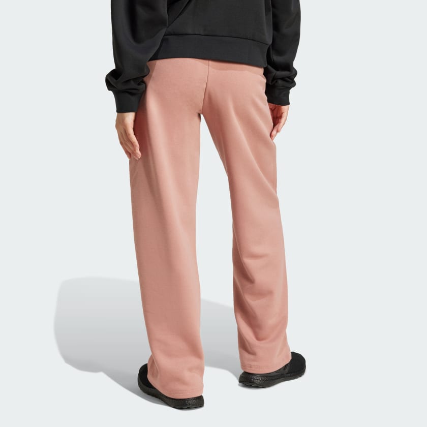Women's adidas Essentials Small Logo Feel Cozy Open-Hem Pants
