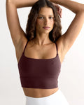 Ultimate Tank Bra - Mulberry Red