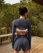 Long Sleeve Bolero - Midnight Blue