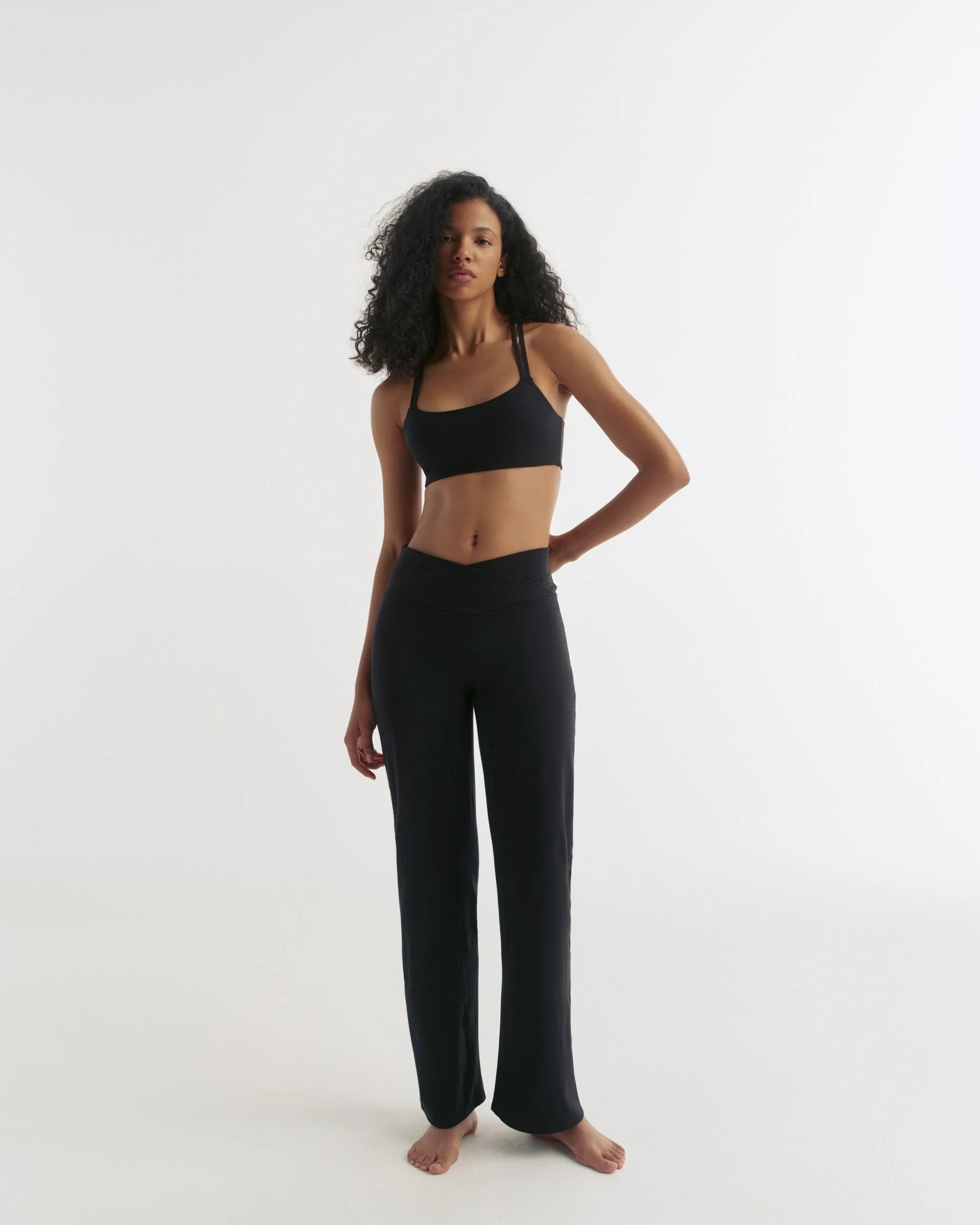 Wrap Yoga Pant - Black