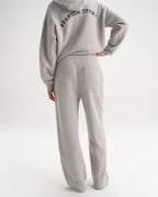 Adanola Straight Leg Sweatpants - Heather Grey