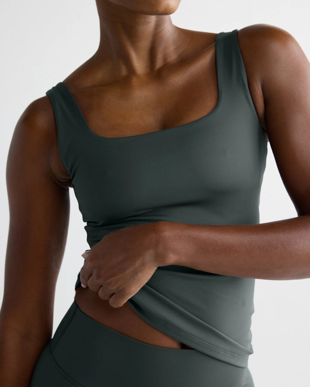 Ultimate Square Neck Top - Sea Green