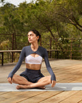 Long Sleeve Bolero - Midnight Blue
