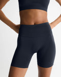 Seamless Crop Shorts - Midnight Blue