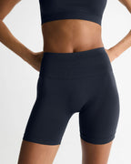 Seamless Crop Shorts - Midnight Blue