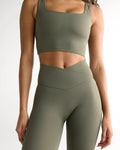 Ultimate Wrap Leggings - Olive Green