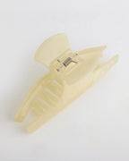 Curve Claw Clip - Cream