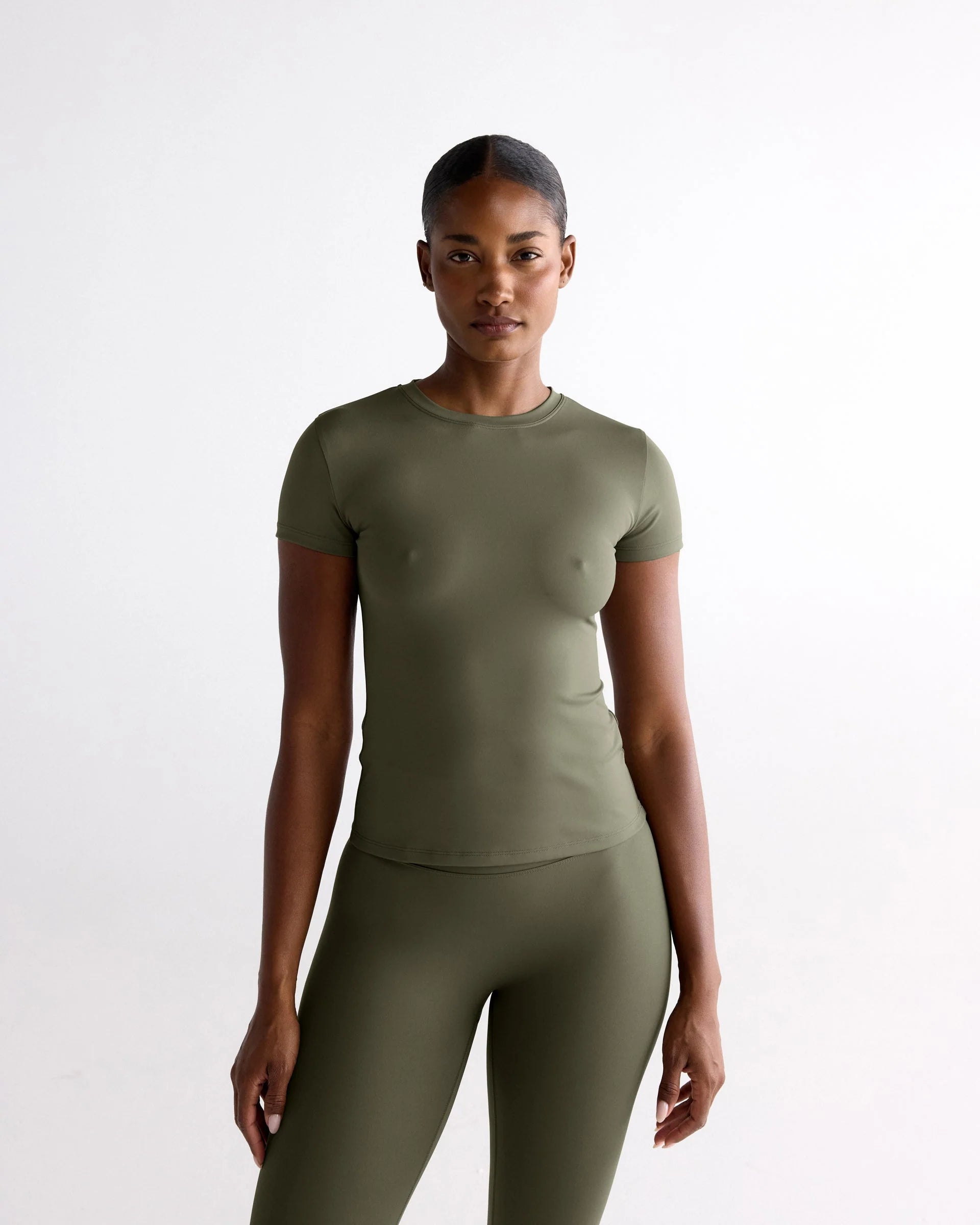 Ultimate Short Sleeve Top - Olive Green