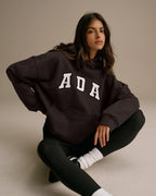 ADA Oversized Hoodie - Coffee Bean