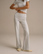 Cotton Yoga Pant - Grey Melange
