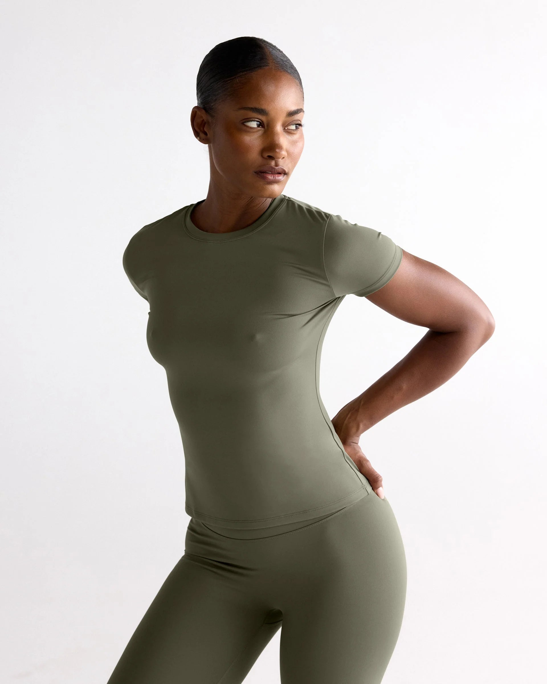 Ultimate Short Sleeve Top - Olive Green