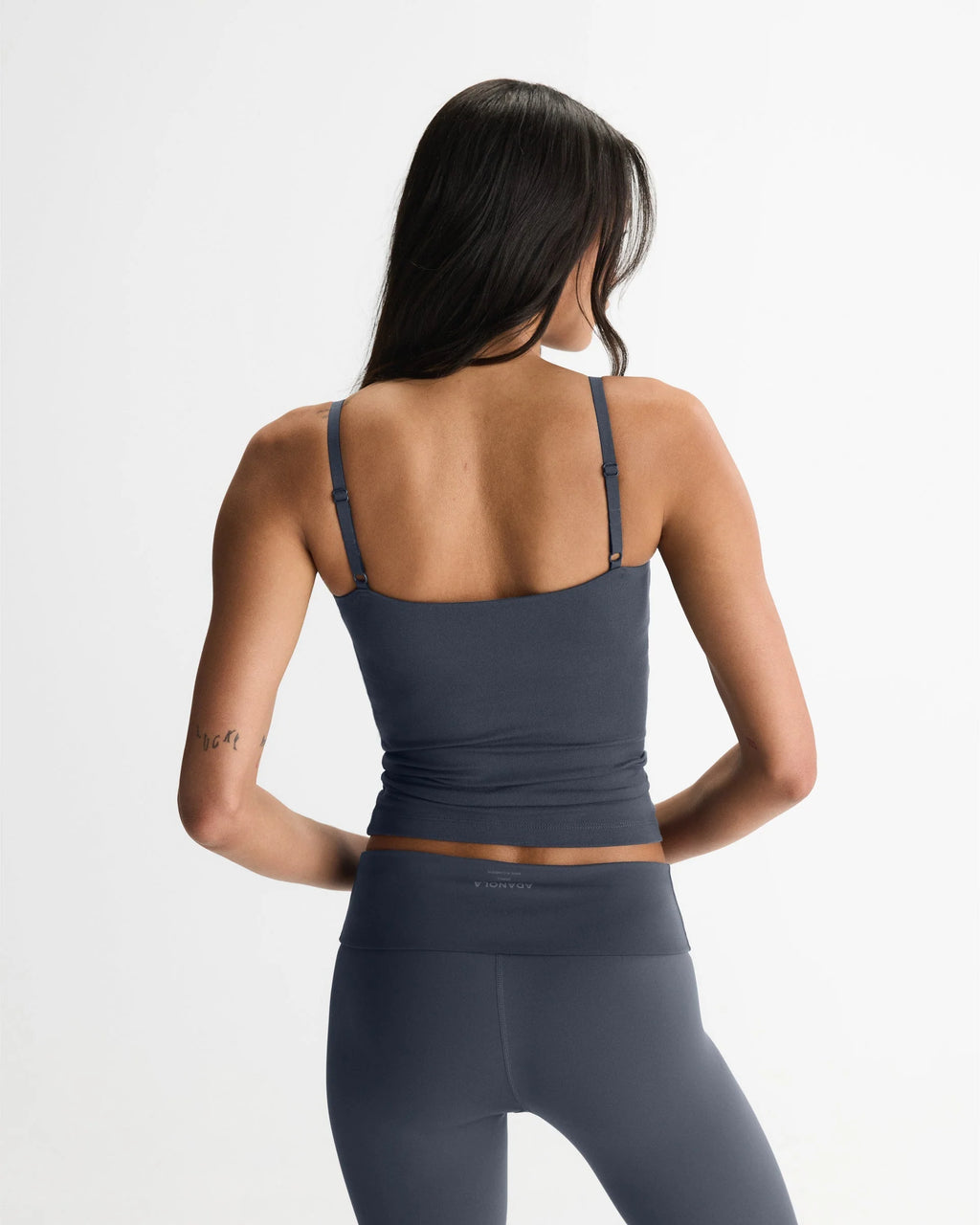 Soft Modal Skinny Strap Cami Top - Midnight Blue