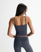Soft Modal Skinny Strap Cami Top - Midnight Blue