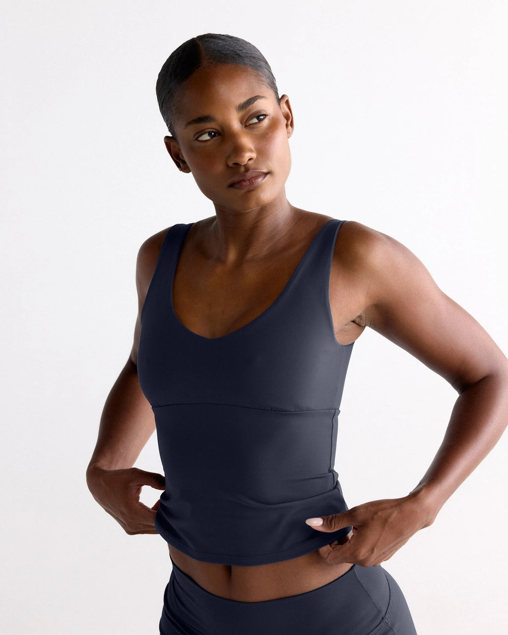 Ultimate V-Neck Top - Midnight Blue
