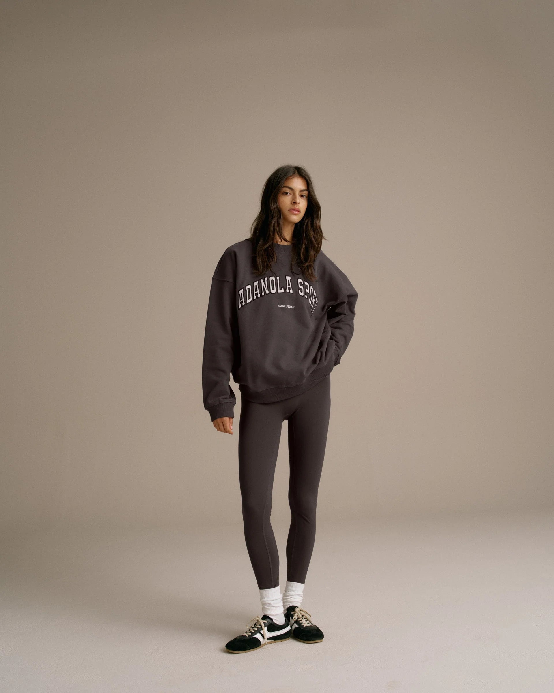 AS Oversized Sweatshirt - Washed Coffee Bean