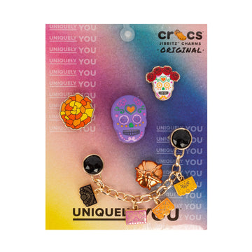 Dia De Los Muertos Mix 5 Pack Metal & Acrylic Shoe Charms product image