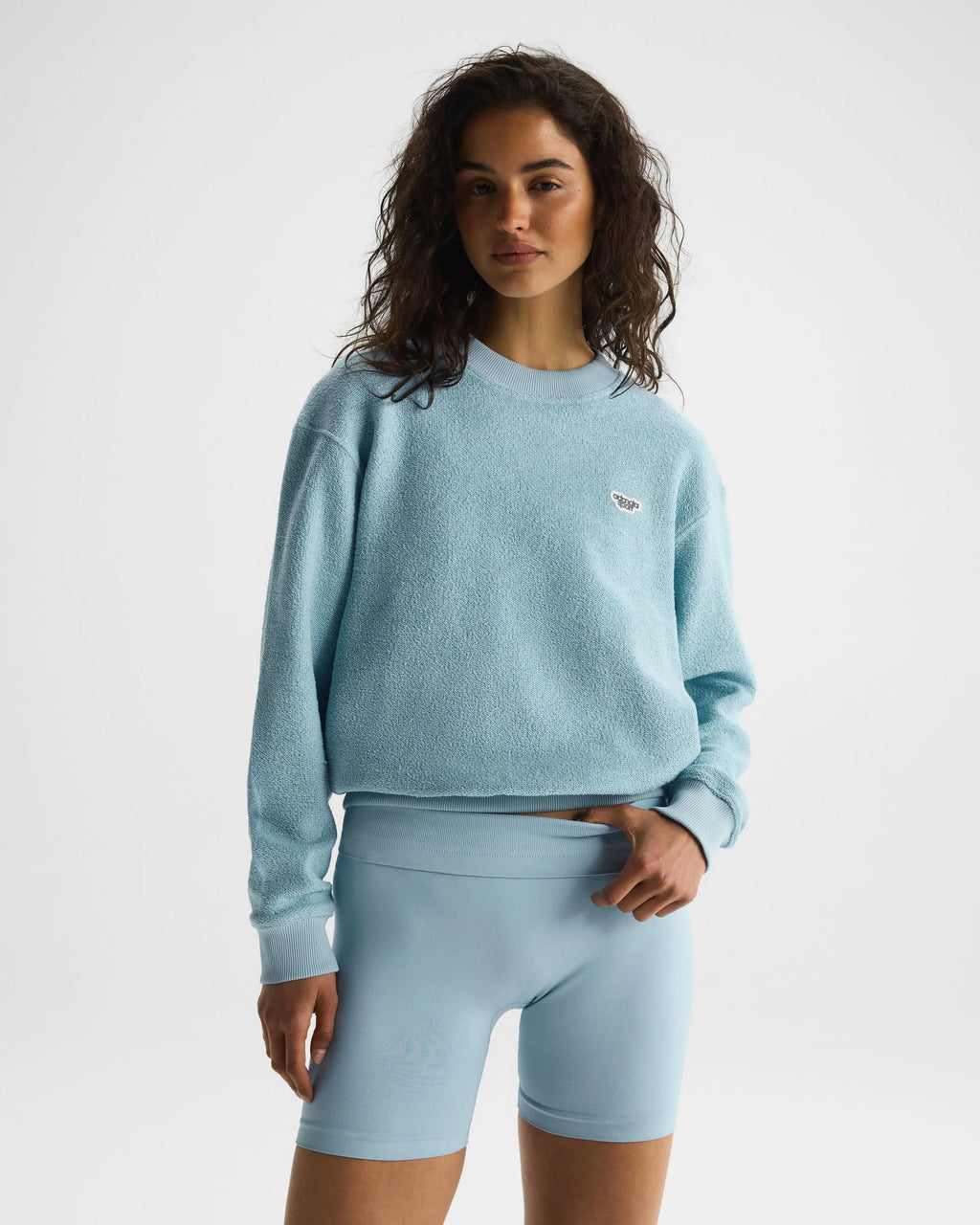AS Reverse Loopback Loose Fit Sweatshirt - Breeze Blue